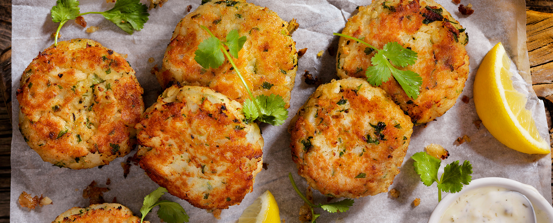 Woeber's Mustard Company - Recipes - Shrimp Cakes with Lemon Aioli