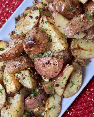 Roasted Mustard Potatoes Recipe